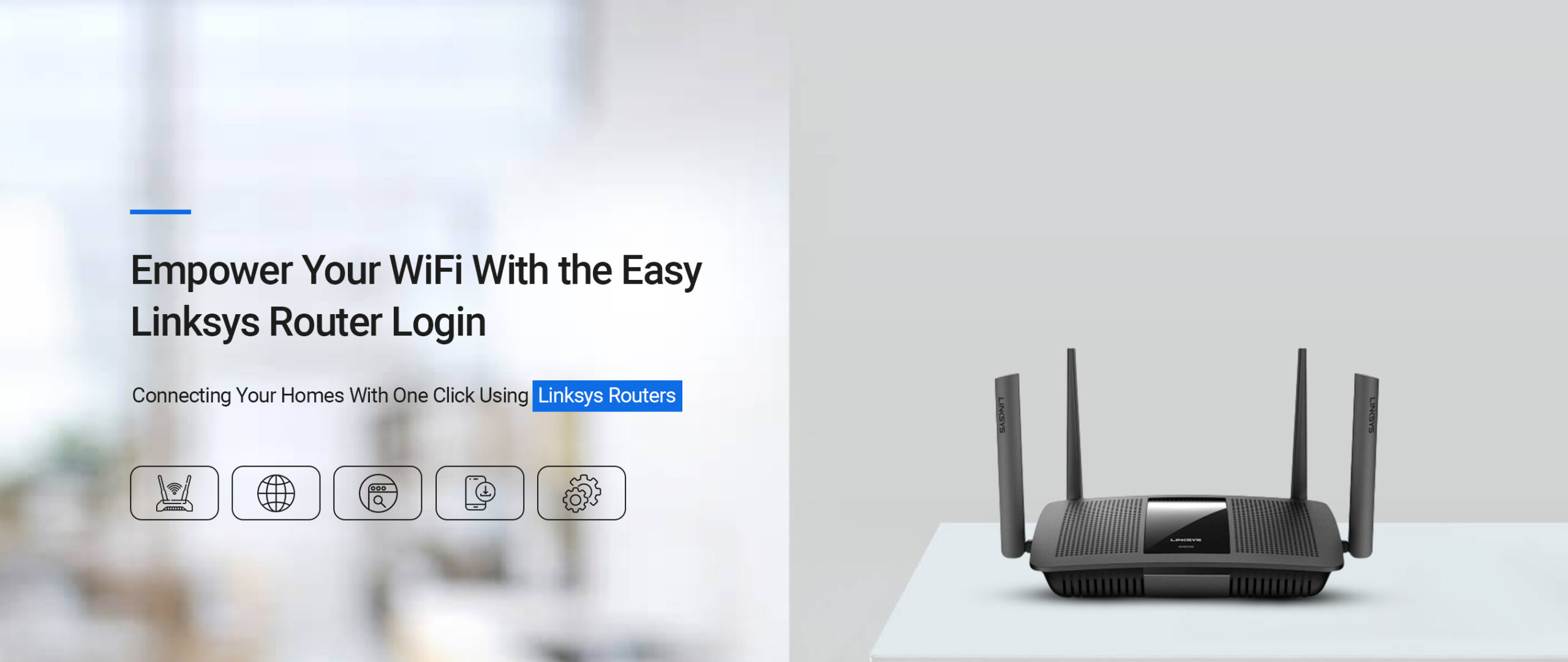 linksys router banner