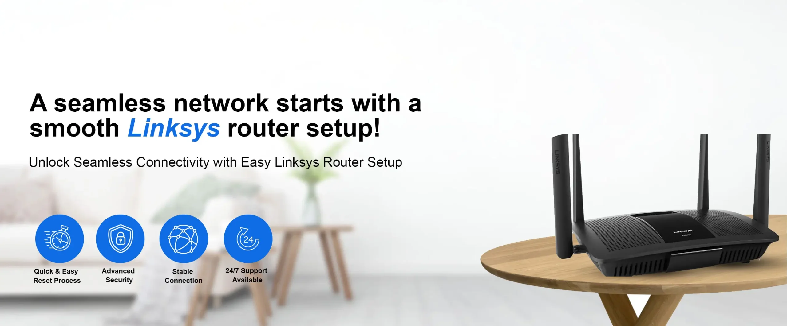 Linksys router setup